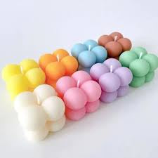 Sweet Scented Bubble Cube Candles – Small & Medium