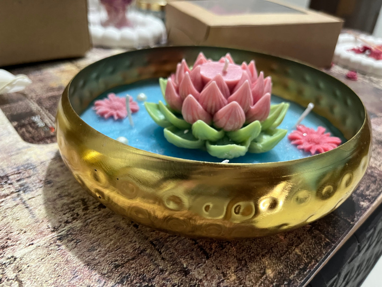 ✨ Lotus Pond Urli Scented Candle ✨