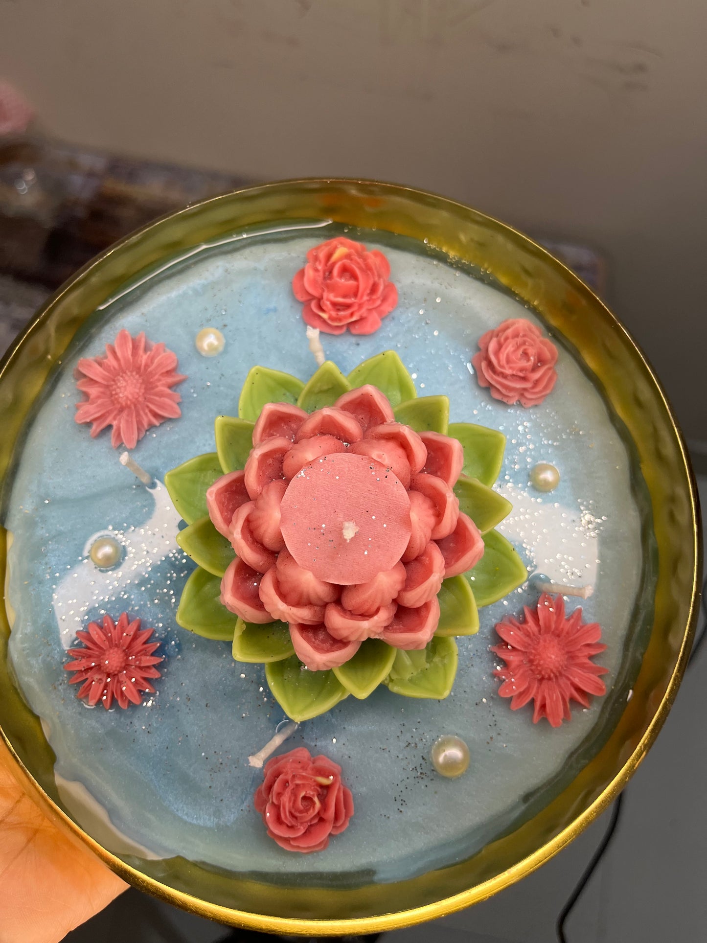 ✨ Lotus Pond Urli Scented Candle ✨