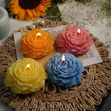 Handmade Peony Candles – Customizable Fragrance