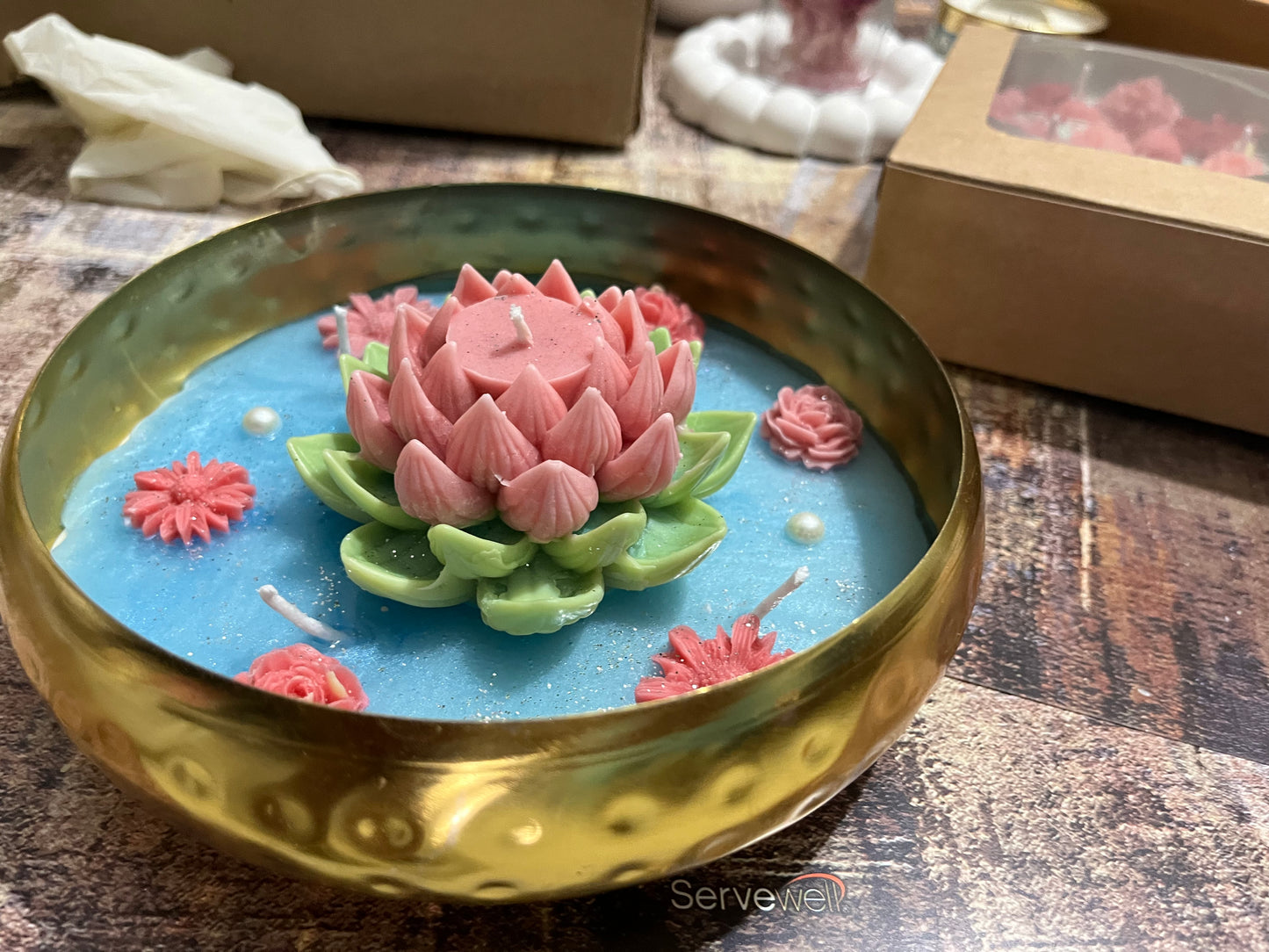 ✨ Lotus Pond Urli Scented Candle ✨