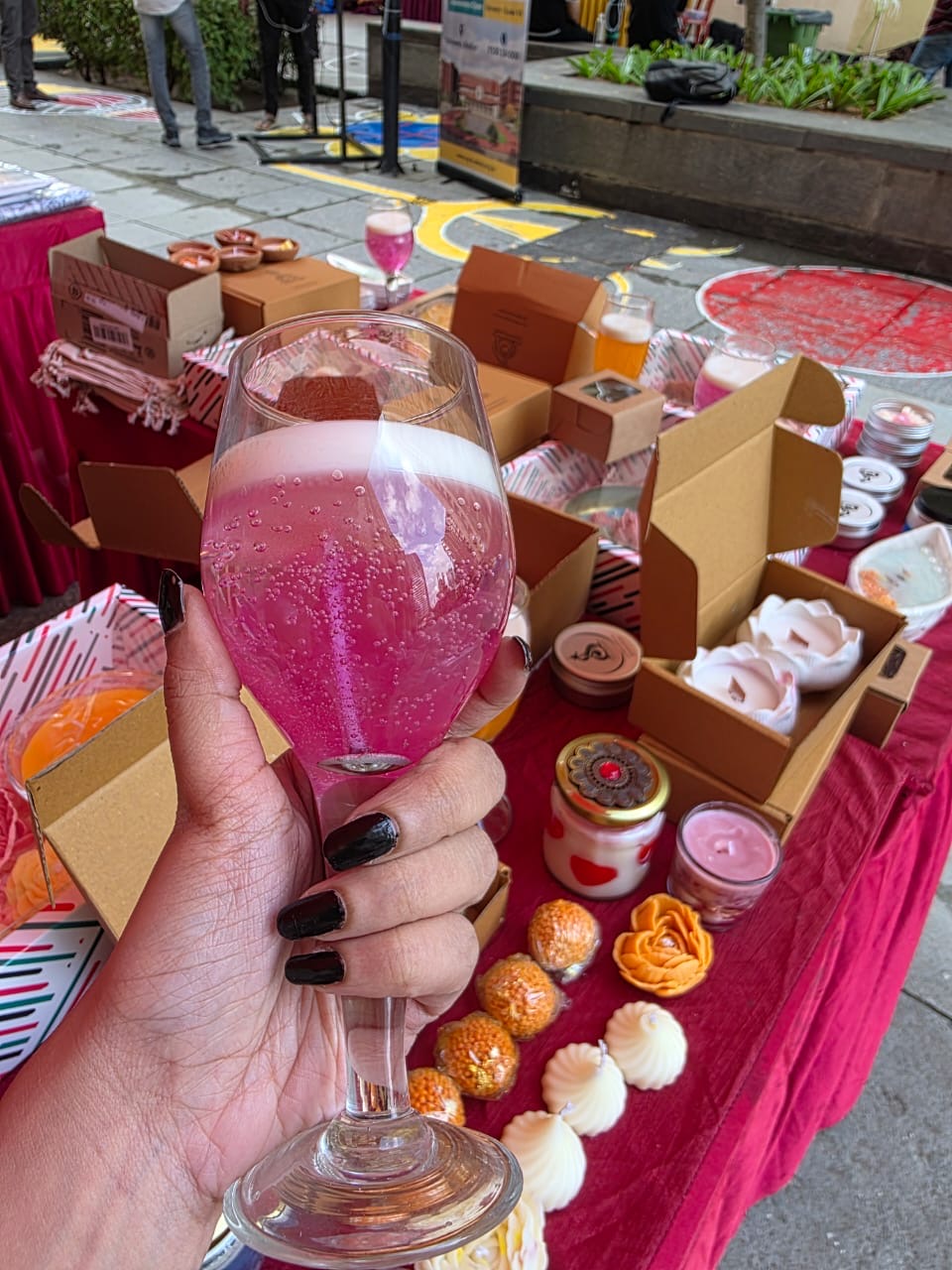 Scented Wine Glass Candle – Elegant Home Décor & Aromatherapy