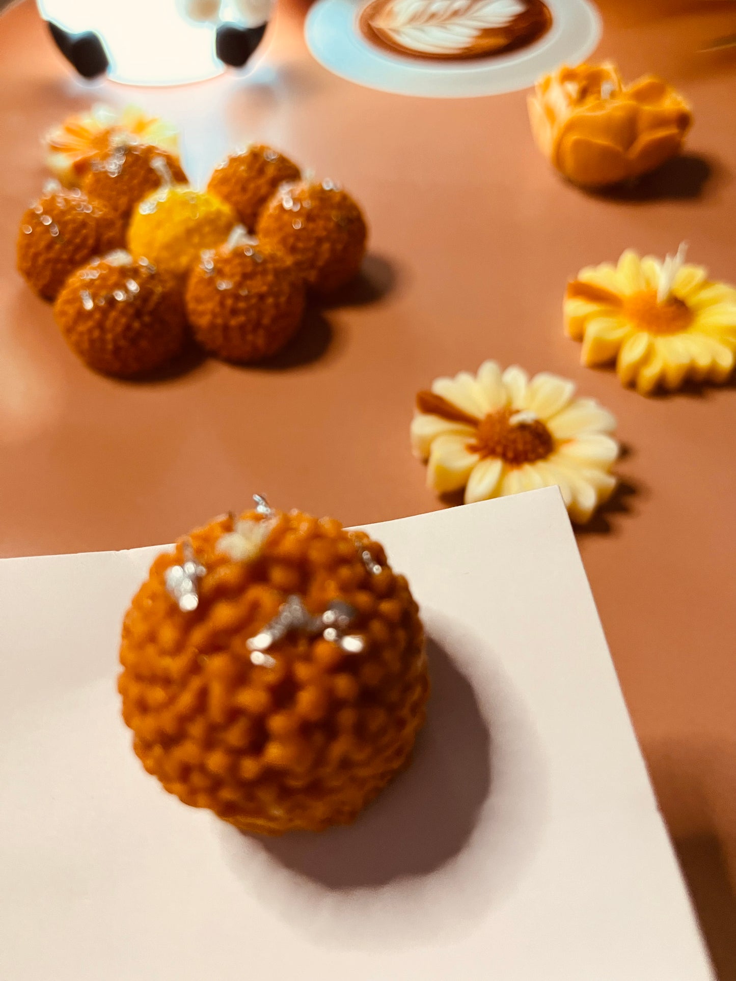 Motichoor Laddoo Candles with Kesar Fragrance