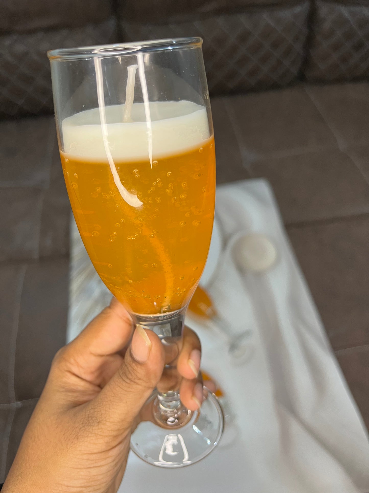 Scented Beer Glass Candle – Fun & Refreshing Vibes