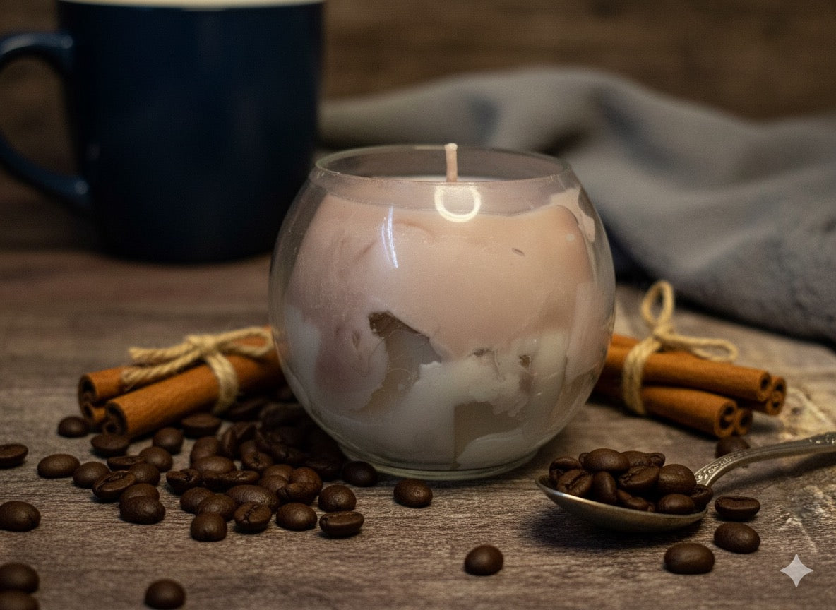 Cold Coffee Bliss – Hand-Poured Scented Candle