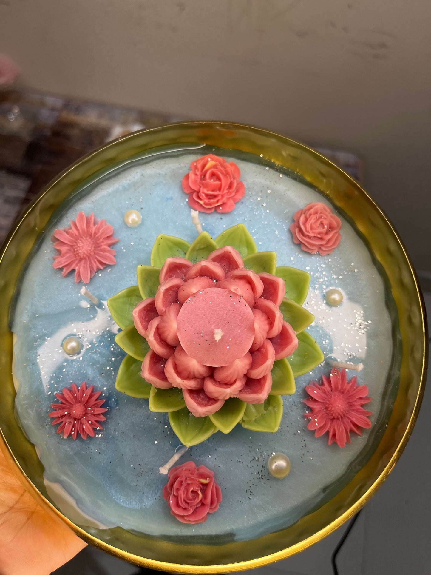 ✨ Lotus Pond Urli Scented Candle ✨