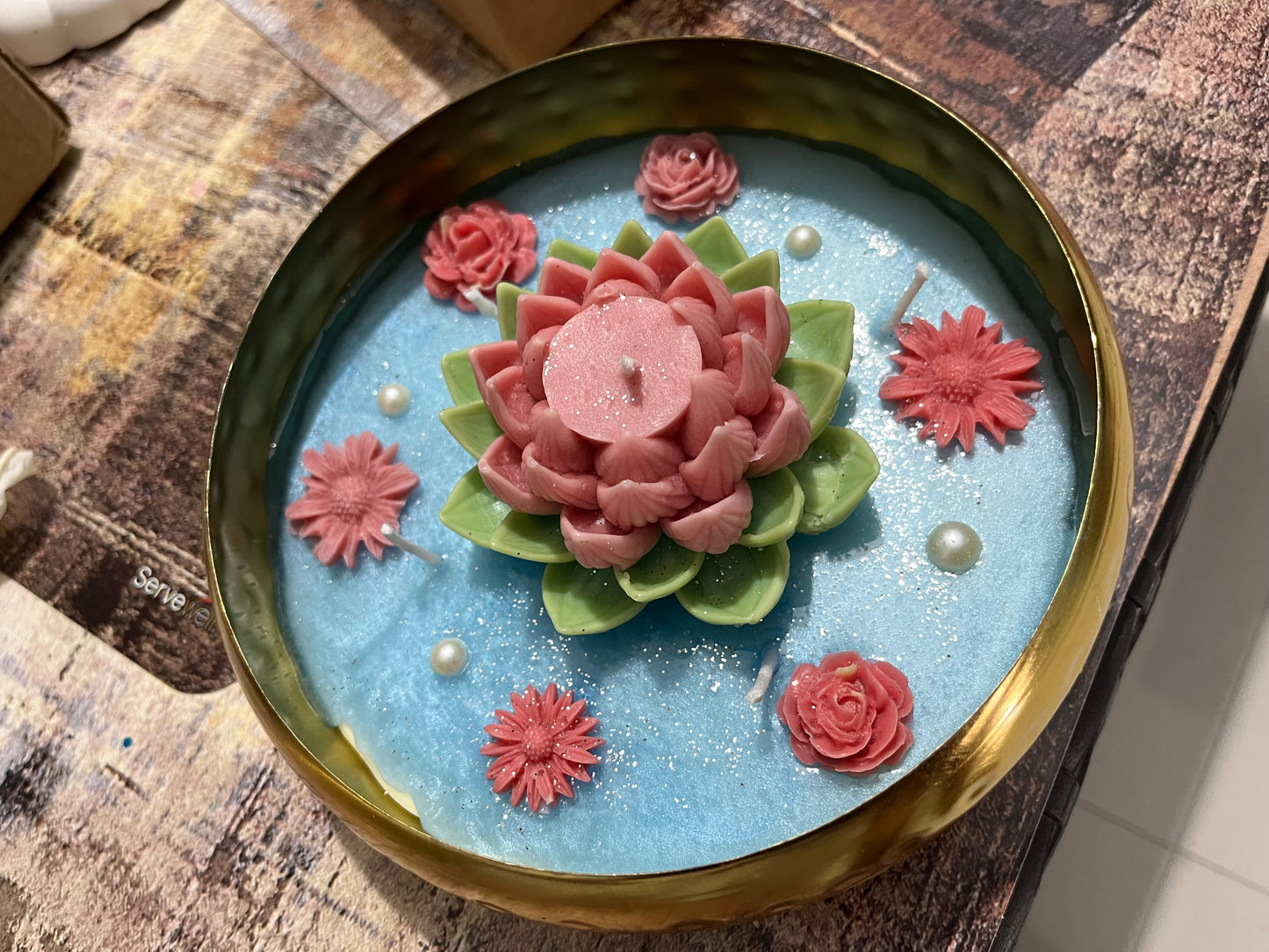 ✨ Lotus Pond Urli Scented Candle ✨