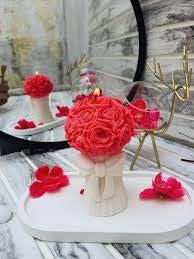 Bouquet candle