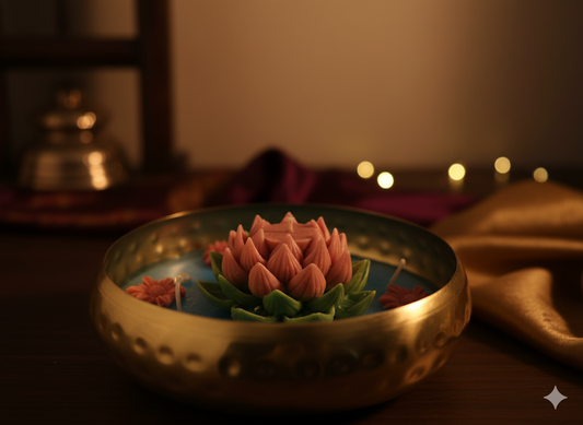 ✨ Lotus Pond Urli Scented Candle ✨