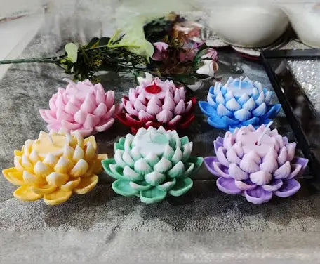 Lotus Blossom Candle – Handcrafted Scented Candle