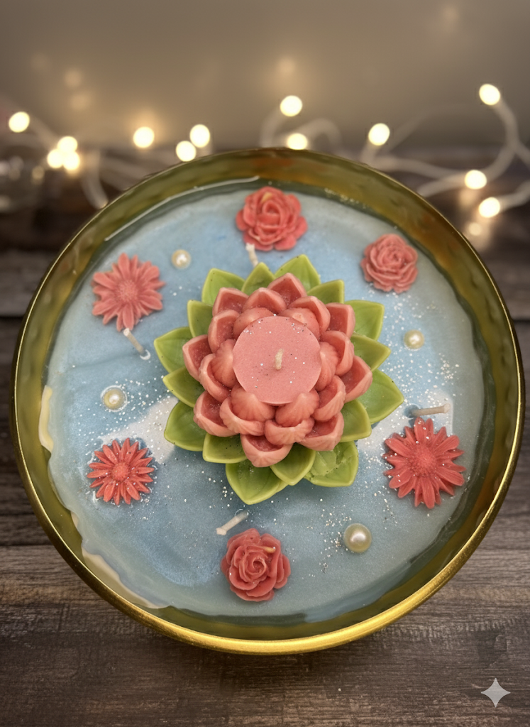 ✨ Lotus Pond Urli Scented Candle ✨
