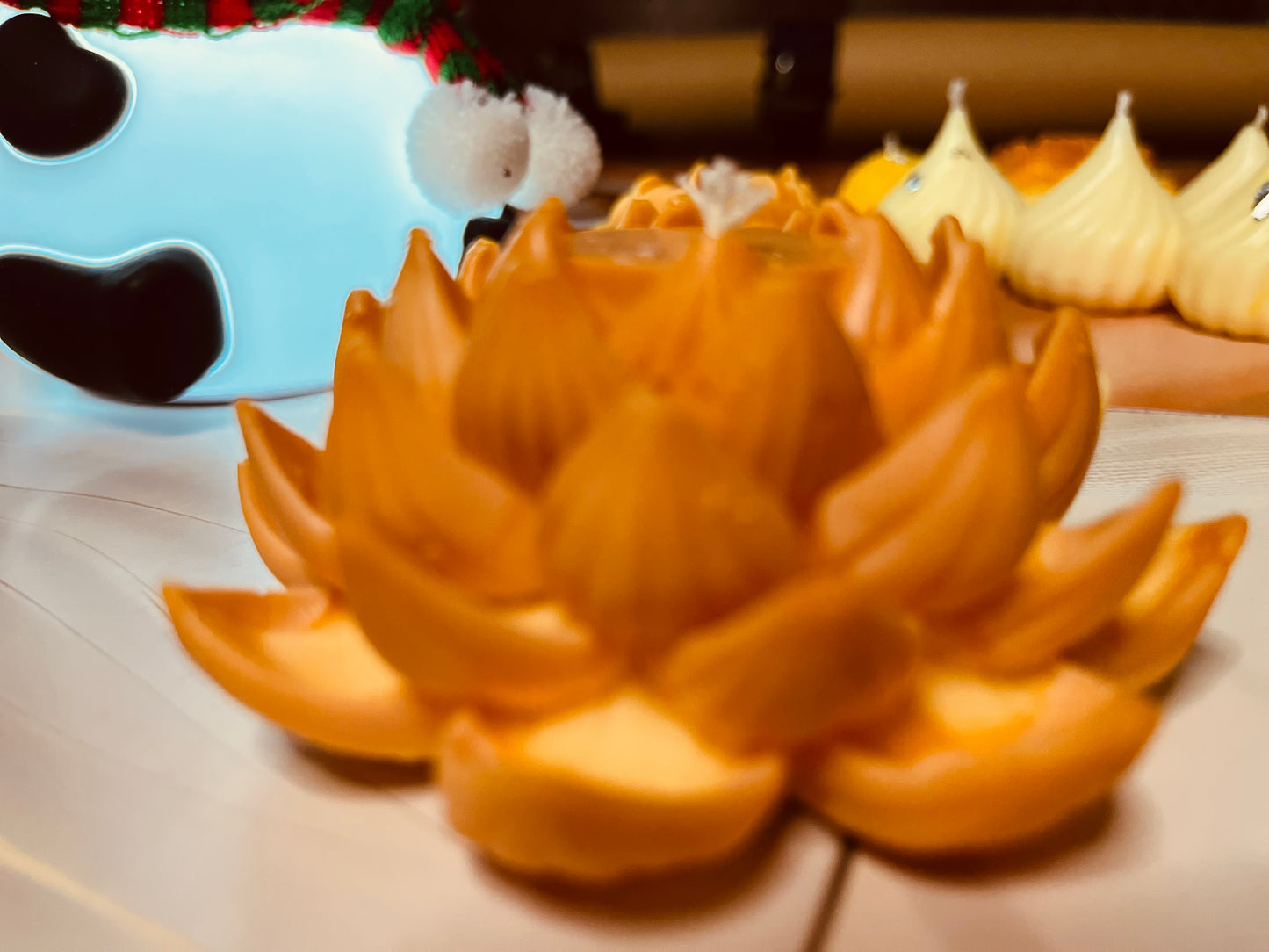 Lotus Blossom Candle – Handcrafted Scented Candle