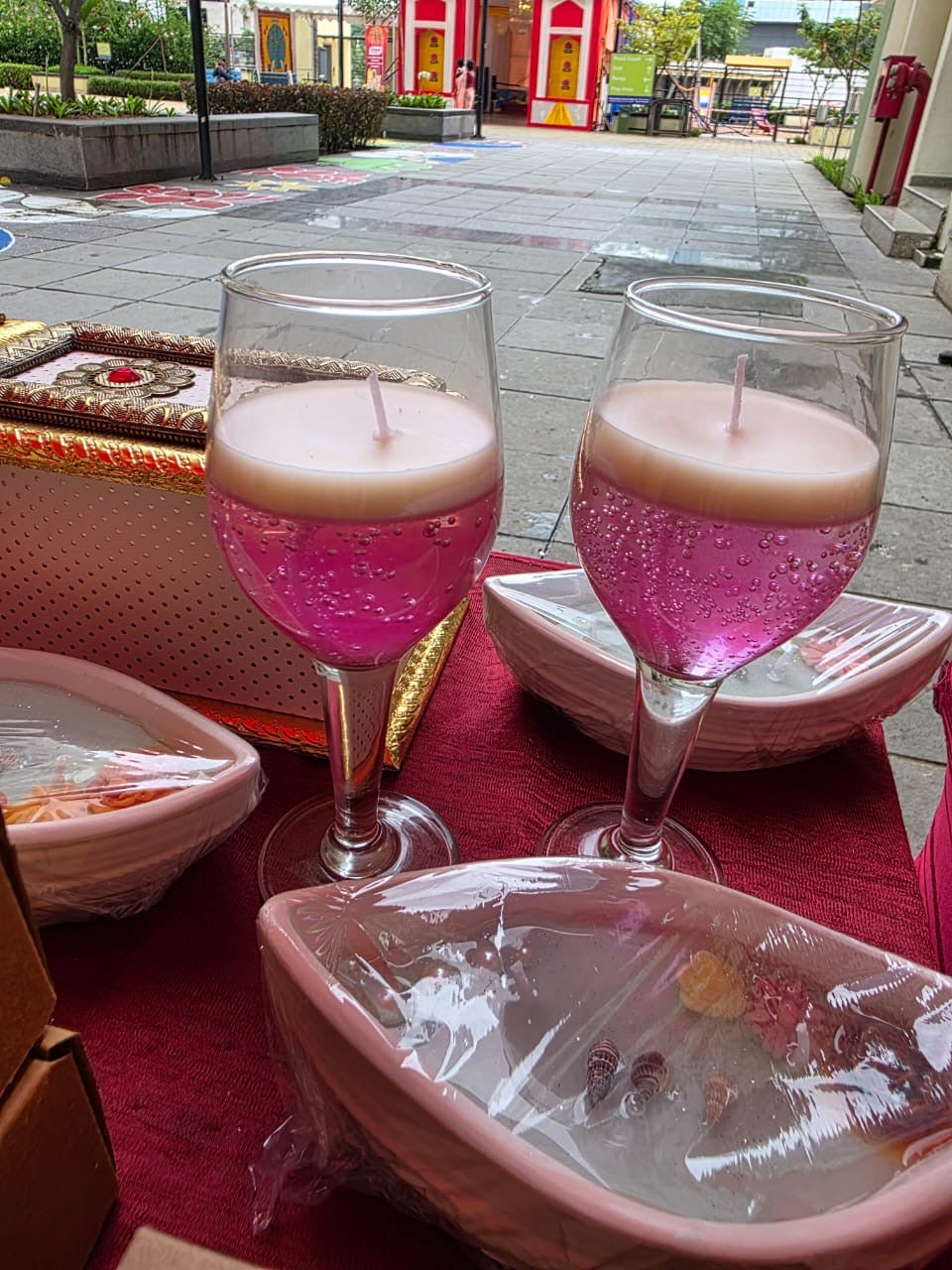 Scented Wine Glass Candle – Elegant Home Décor & Aromatherapy